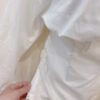 #3250 高级感韓式純欲白色襯衫收腰包臀短洋