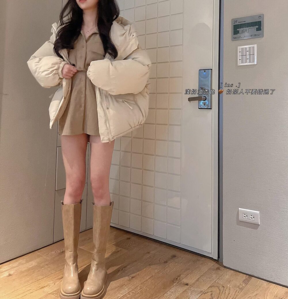 #3935 回購率最高！蓬松日常澎澎面包羽绒棉服