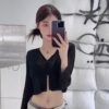 #069 V領薄款防曬透氣針織開衫