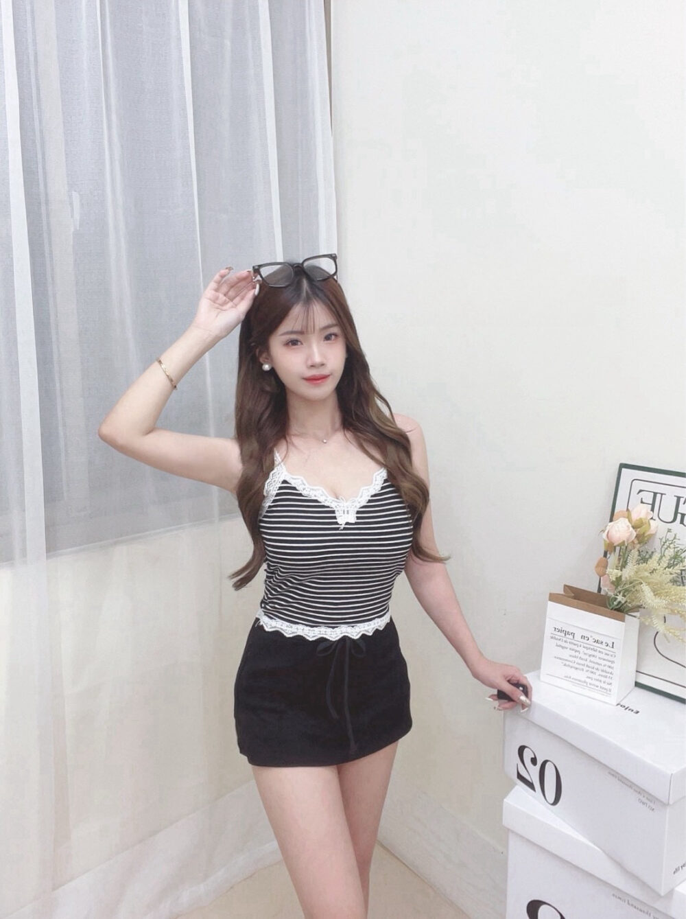 #1148 春夏必備-蕾絲吊帶背心