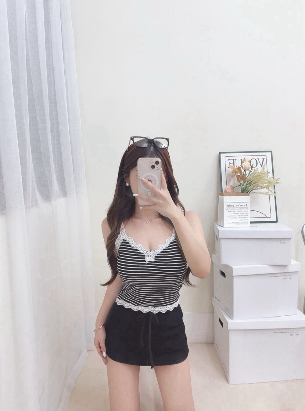 #1148 春夏必備-蕾絲吊帶背心