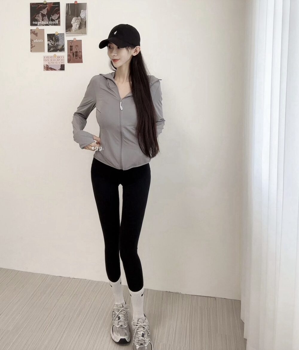 連帽連帽袖洞長袖涼感防曬外套