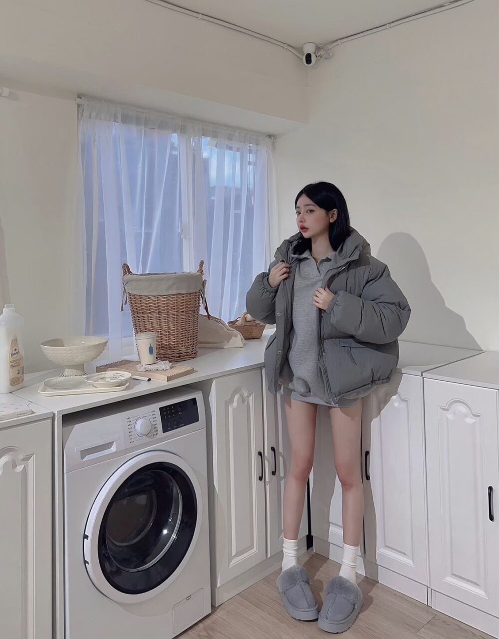 #3935 回購率最高！蓬松日常澎澎面包羽绒棉服！