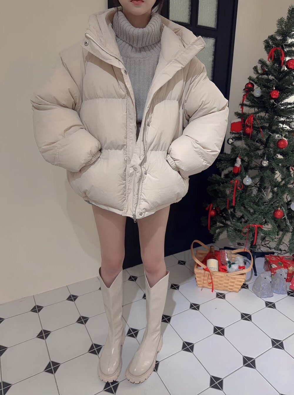 #3935 回購率最高！蓬松日常澎澎面包羽绒棉服！