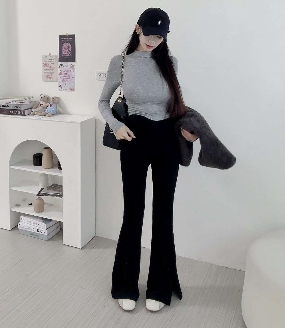 #11445 超舒適棉小立領內杯貼身打底衣