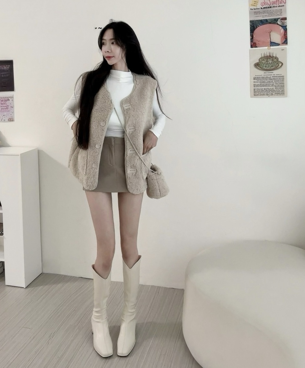 #11445 超舒適棉小立領內杯貼身打底衣