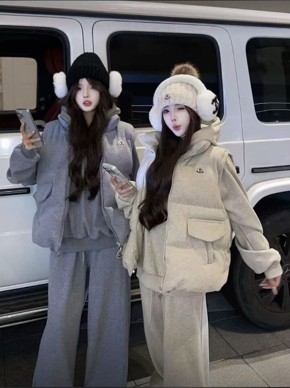 #5476 冬日暖爐🔥寶寶絨帽踢+背心+長褲三件套