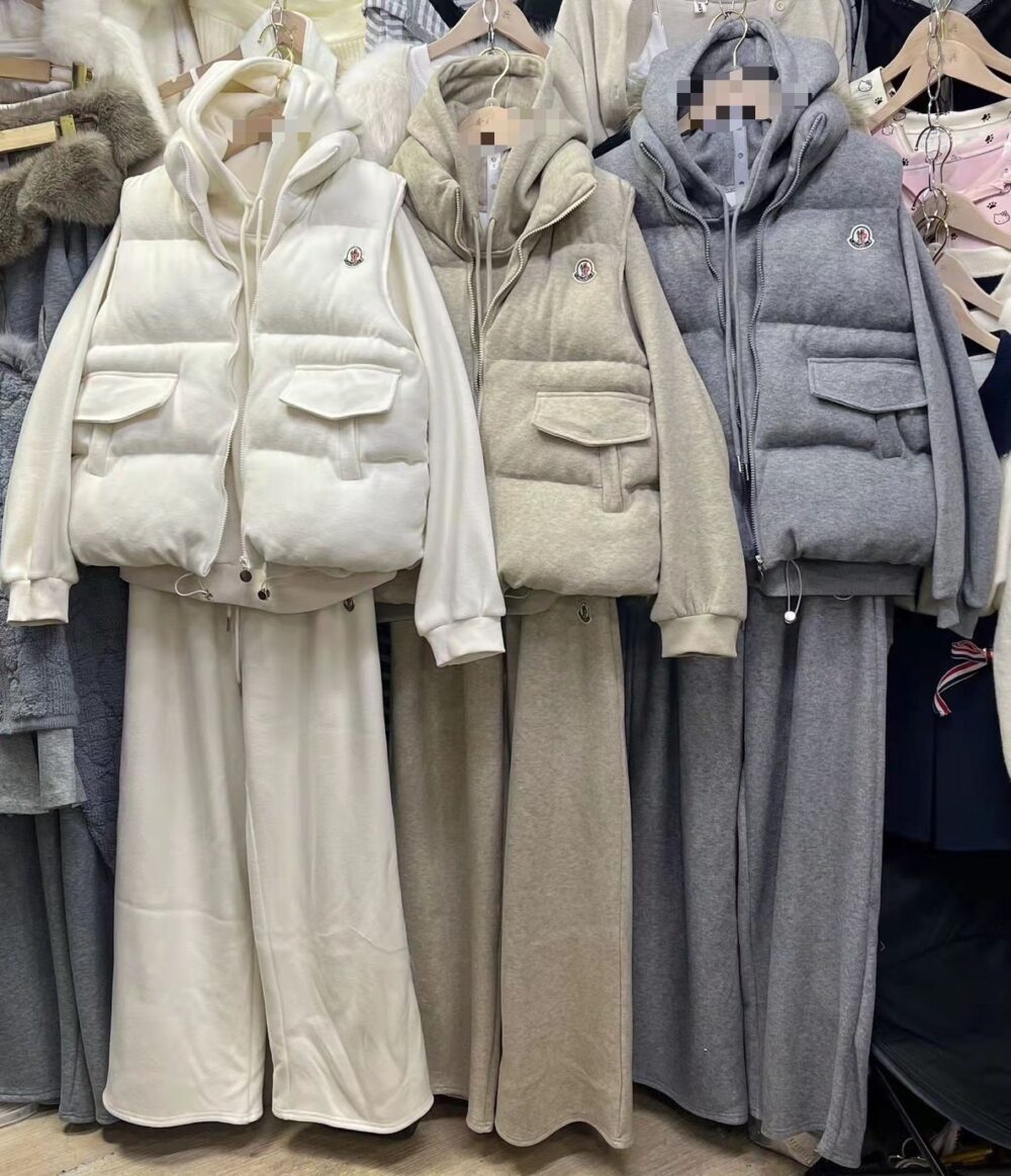 #5476 冬日暖爐🔥寶寶絨帽踢+背心+長褲三件套