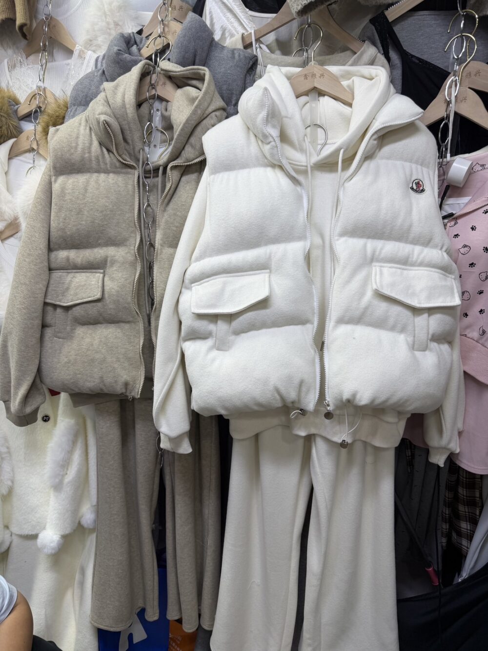 #5476 冬日暖爐🔥寶寶絨帽踢+背心+長褲三件套