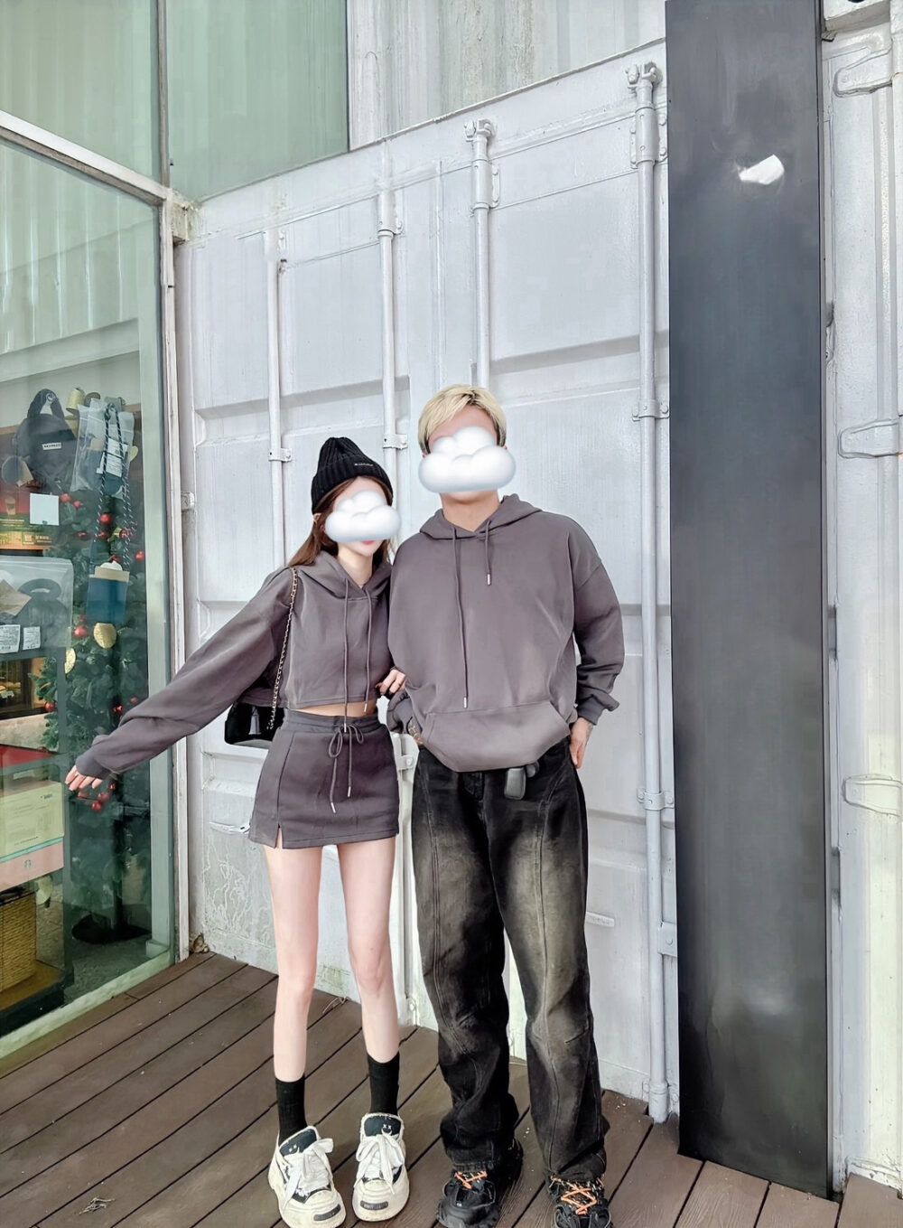 #10016 冬季甜甜情侶裝