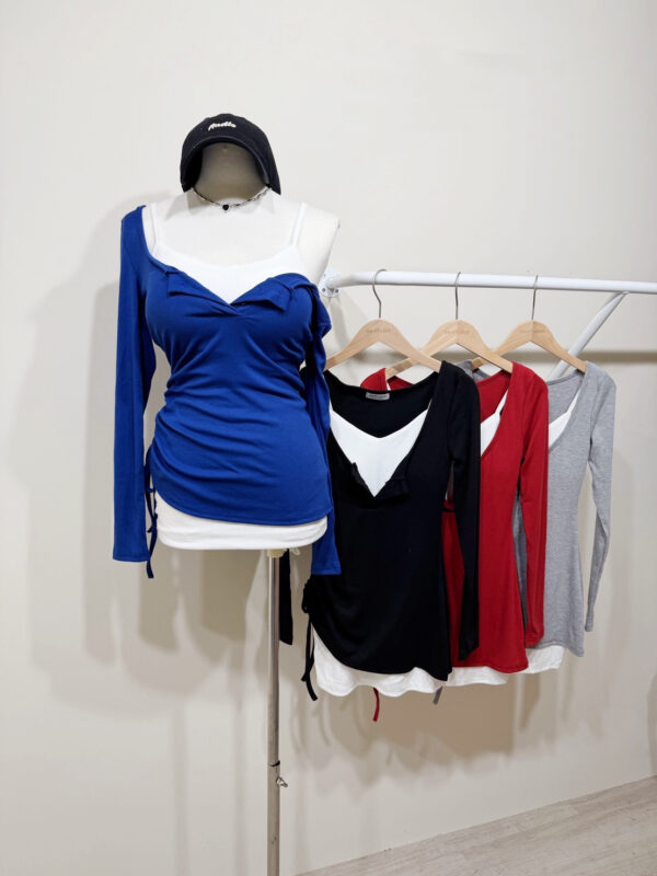 #5005 純慾感抽繩兩件式套裝