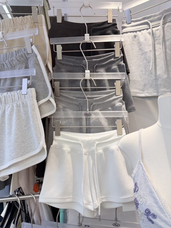 #77121 高腰抽繩小綿短褲